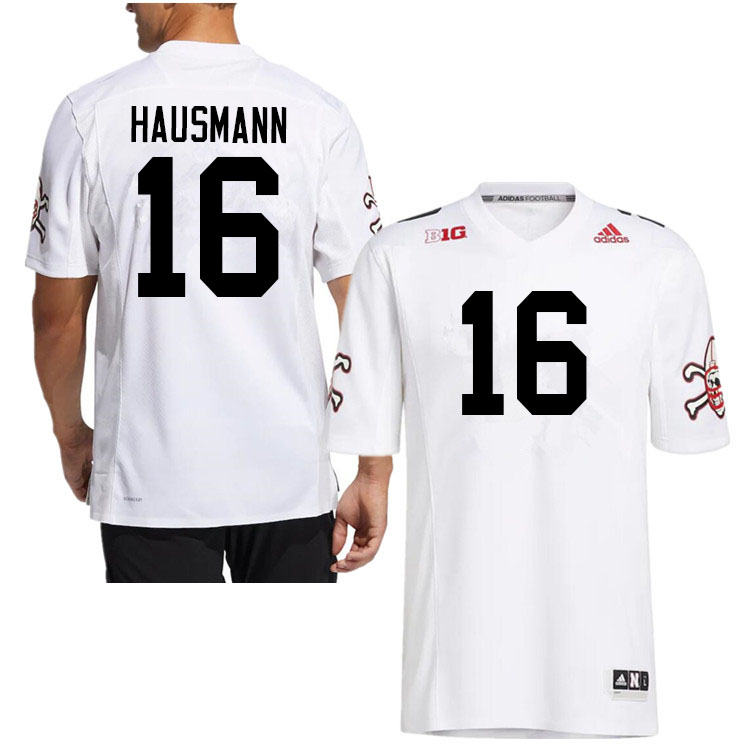 Men #16 Ernest Hausmann Nebraska Cornhuskers College Football Jerseys Sale-Strategy